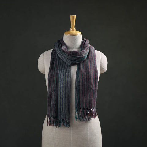 Multicolor - Kumaun Handwoven Pure Merino Wool Stole 99