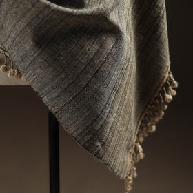 Kutch Bhujodi Handspun Handwoven Merino Wool x Katia Silk Chomuk Buta Shawl 02