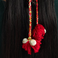 Thread Braided & Shell Work Hair Parandi 43