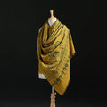 Ajrakh Hand Block Print Natural Dyed Handwoven Acrylic Wool Shawl 13