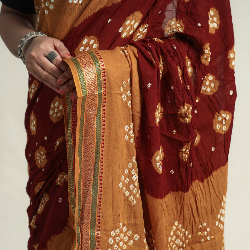 bandhani saree