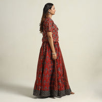 Ajrakh Patchwork Skirt 