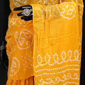 Kutch Bandhani Tie-Dye Cotton Saree 49