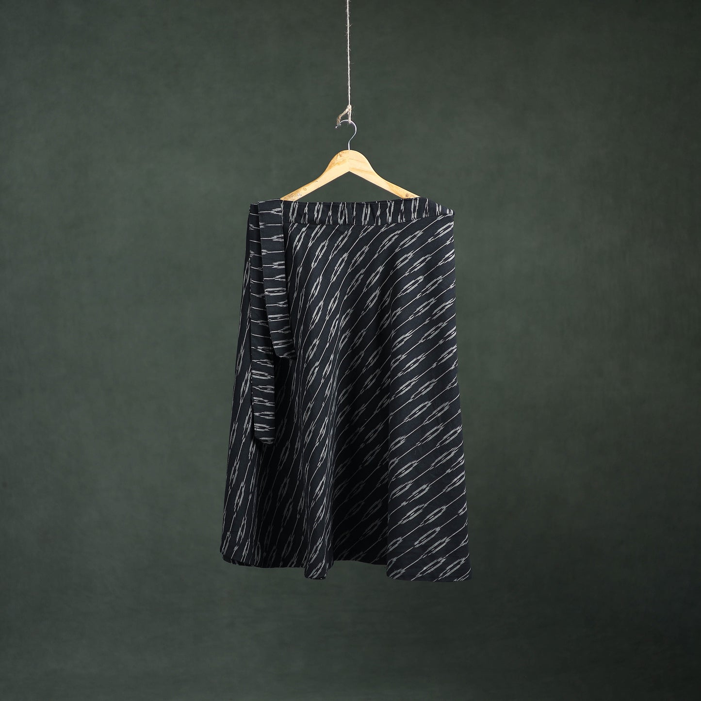 Pochampally Ikat Cotton Wrap Around Skirt 11