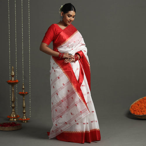 phulia jamdani cotton saree