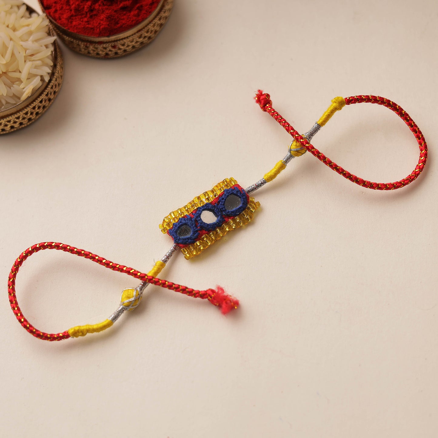 beadwork rakhi