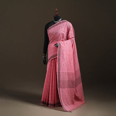 Godavari Jamdani Buti Pure Handloom Cotton Saree 05
