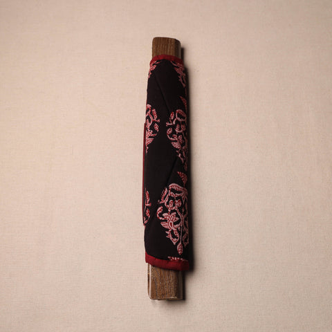 Buy Handmade Cotton Maroon Fridge Handle Cover