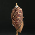 Ajrakh Hand Block Print Natural Dyed Handwoven Acrylic Wool Shawl 14