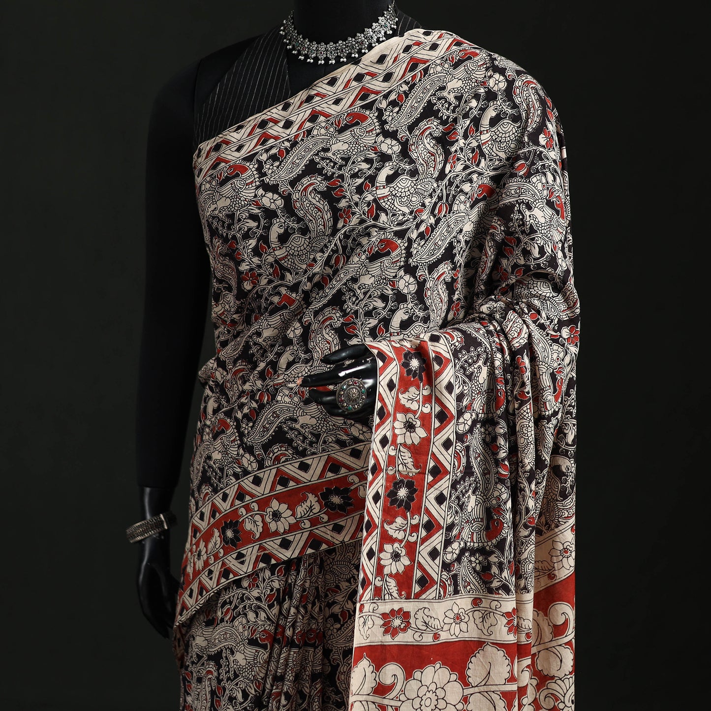 Kalamkari Printed Cotton Saree 41