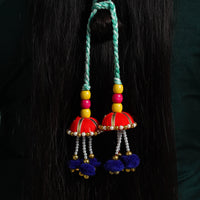 Thread Braided & Bead Work Hair Parandi 26