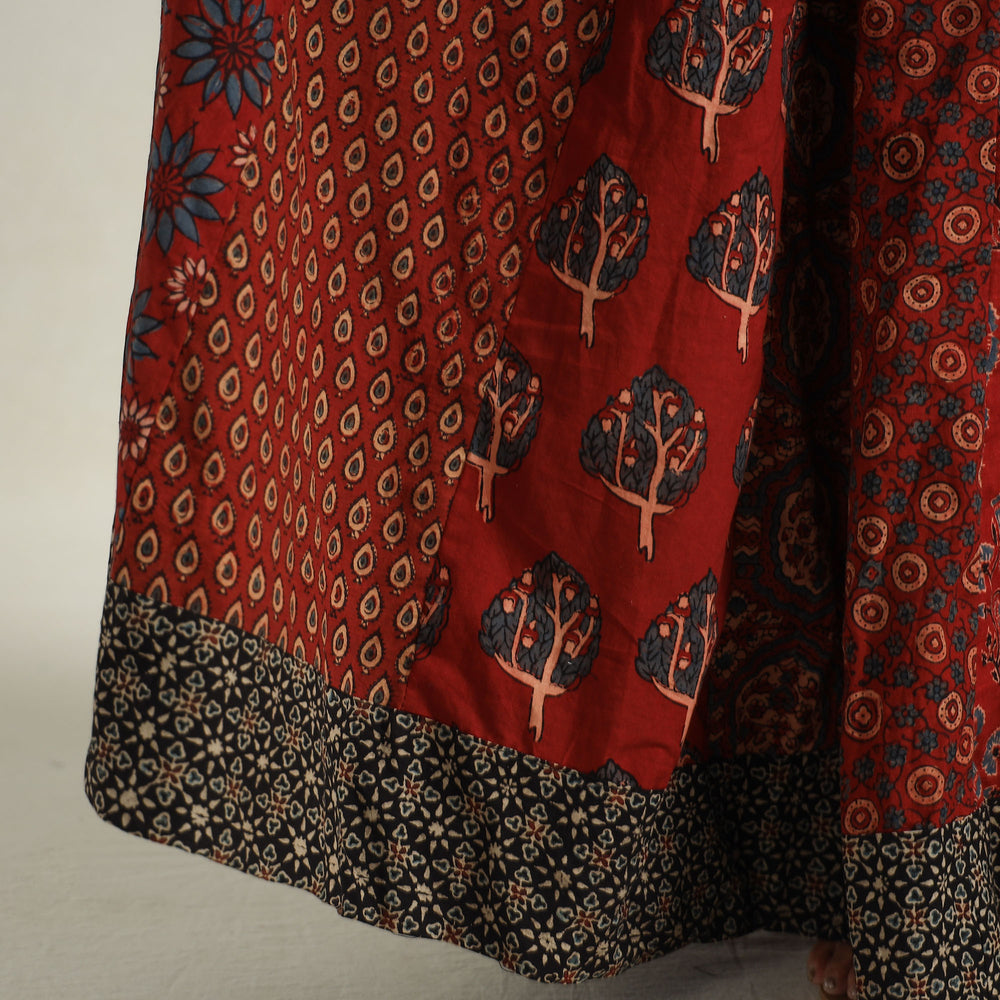 Ajrakh Patchwork Skirt 