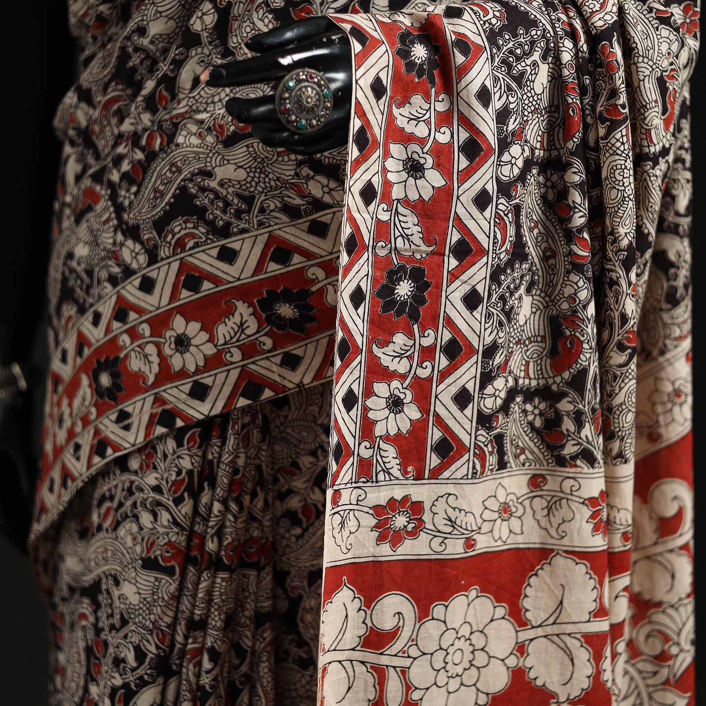 Kalamkari Printed Cotton Saree 41