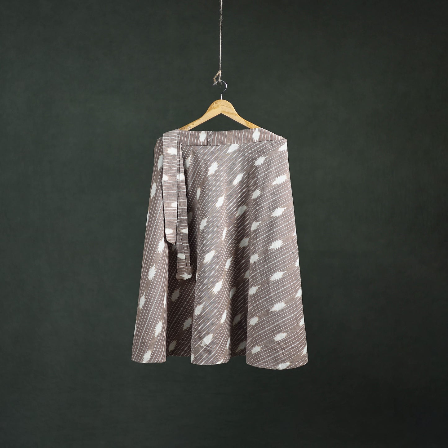 Pochampally Ikat Cotton Wrap Around Skirt 13