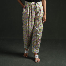 Sanganeri Hand Block Print Cotton Afghani Salwar 03