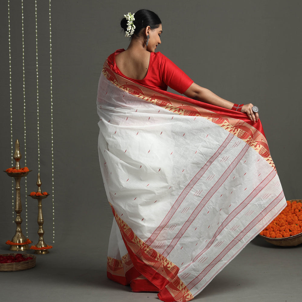 phulia jamdani cotton saree