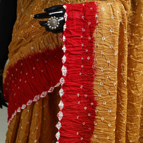 Kutch Tie-Dye Bandhani Cotton Saree with Blouse Piece 38