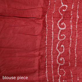 Kutch Bandhani Tie-Dye Cotton Saree 50