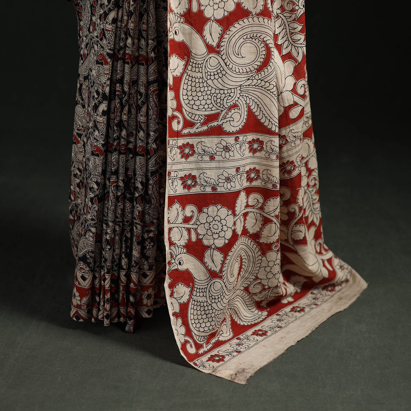 Kalamkari Printed Cotton Saree 41