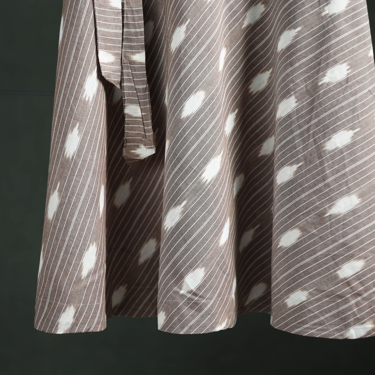 Pochampally Ikat Cotton Wrap Around Skirt 13
