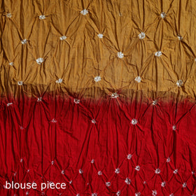 Kutch Tie-Dye Bandhani Cotton Saree with Blouse Piece 38