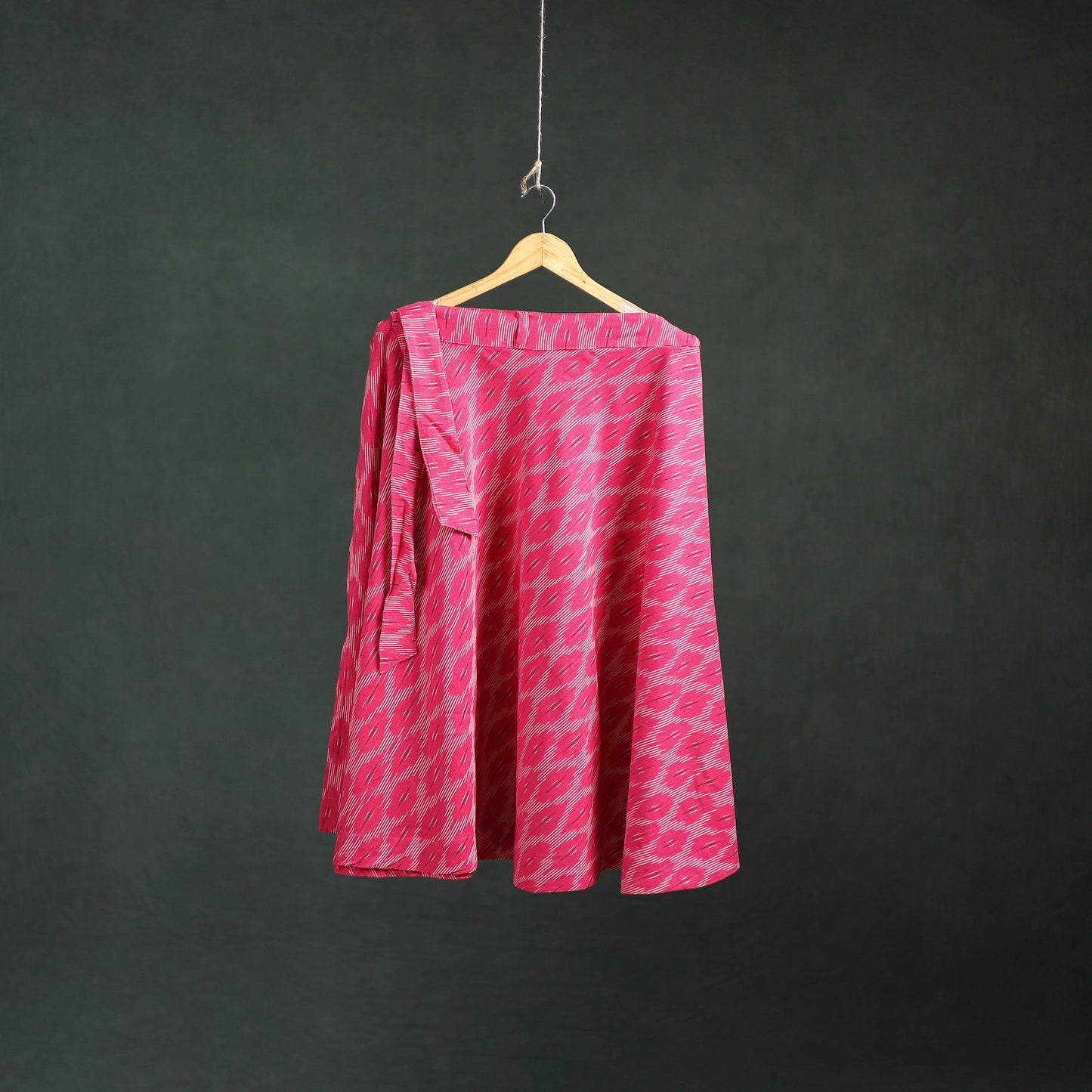 Pochampally Ikat Cotton Wrap Around Skirt 14