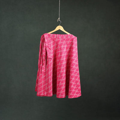 Pochampally Ikat Cotton Wrap Around Skirt 14