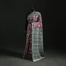 Kalamkari Printed Cotton Saree 01