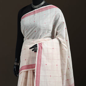 Godavari Jamdani Buti Pure Handloom Cotton Saree 06