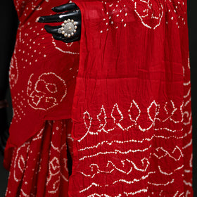 Kutch Bandhani Tie-Dye Cotton Saree 51
