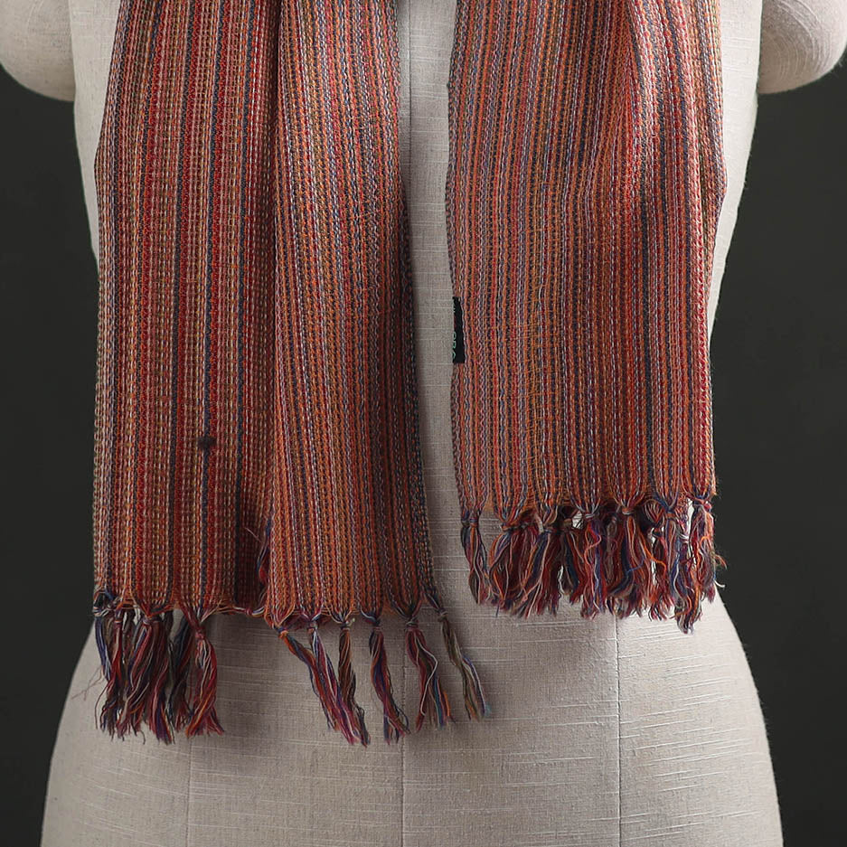 Multicolor - Kumaun Handwoven Pure Merino Wool Stole 110
