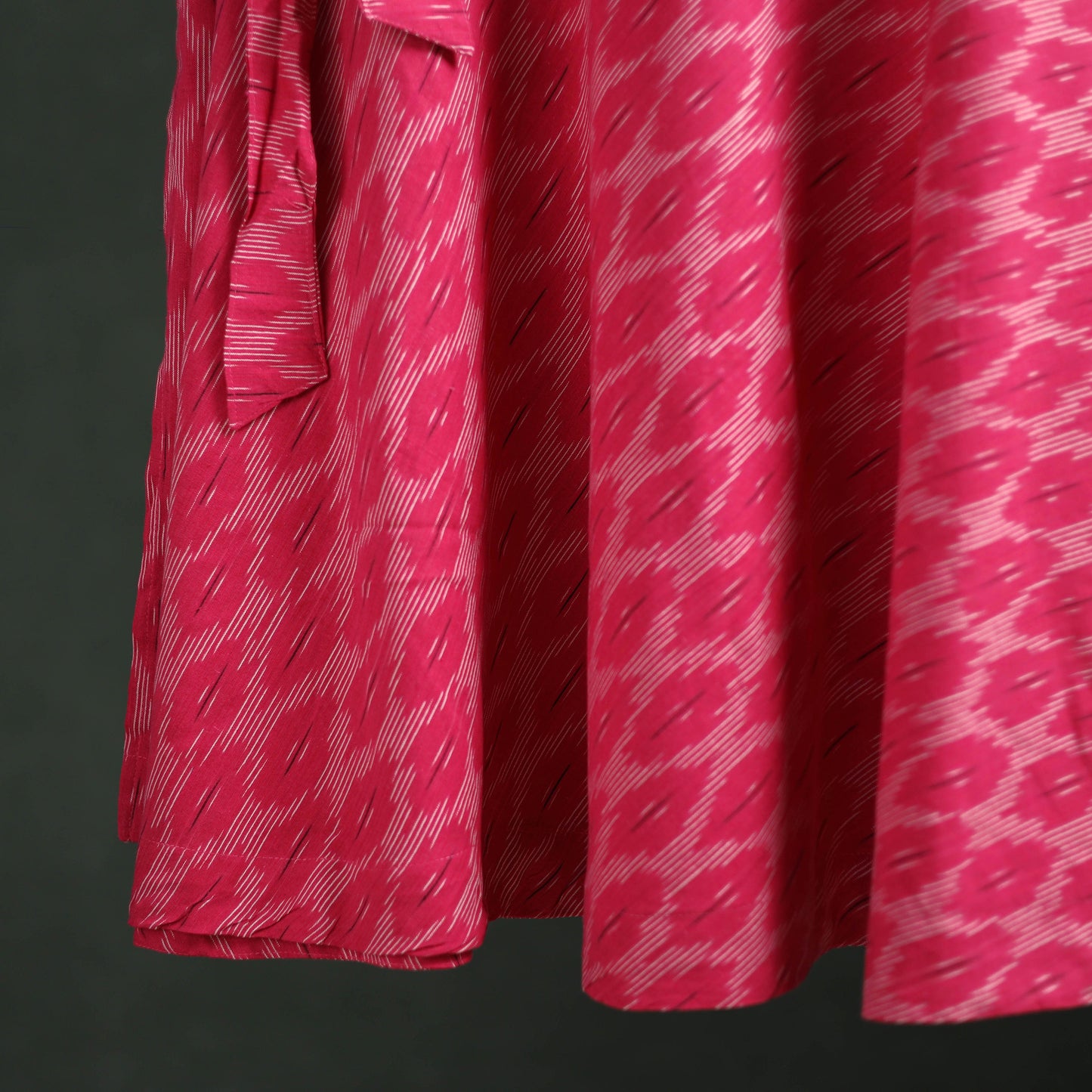 Pochampally Ikat Cotton Wrap Around Skirt 14