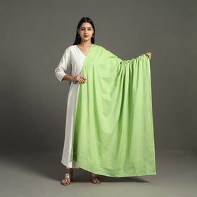 Buy Green Hand Embroidery Cotton Lucknow Chikankari Dupatta