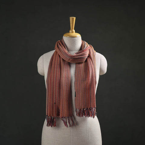 Multicolor - Kumaun Handwoven Pure Merino Wool Stole 110