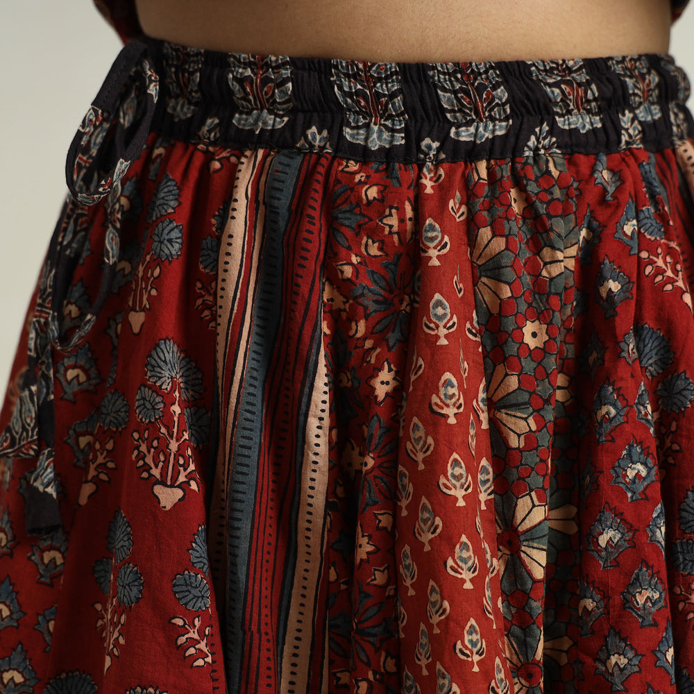 Ajrakh Patchwork Skirt 