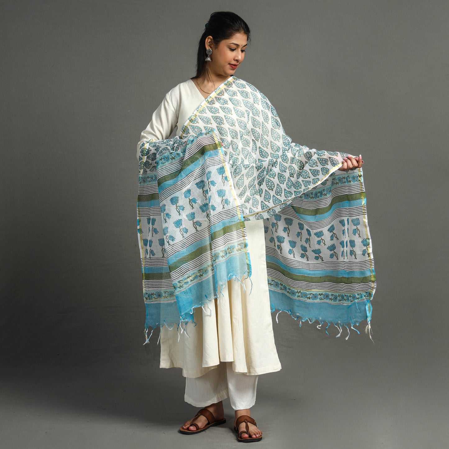 Sanganeri Dupatta 