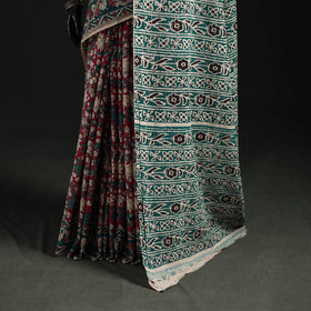 Kalamkari Printed Cotton Saree 01