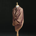 Ajrakh Hand Block Print Natural Dyed Handwoven Acrylic Wool Shawl 16