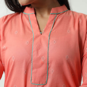 jacquard kurta
