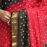 bandhani saree