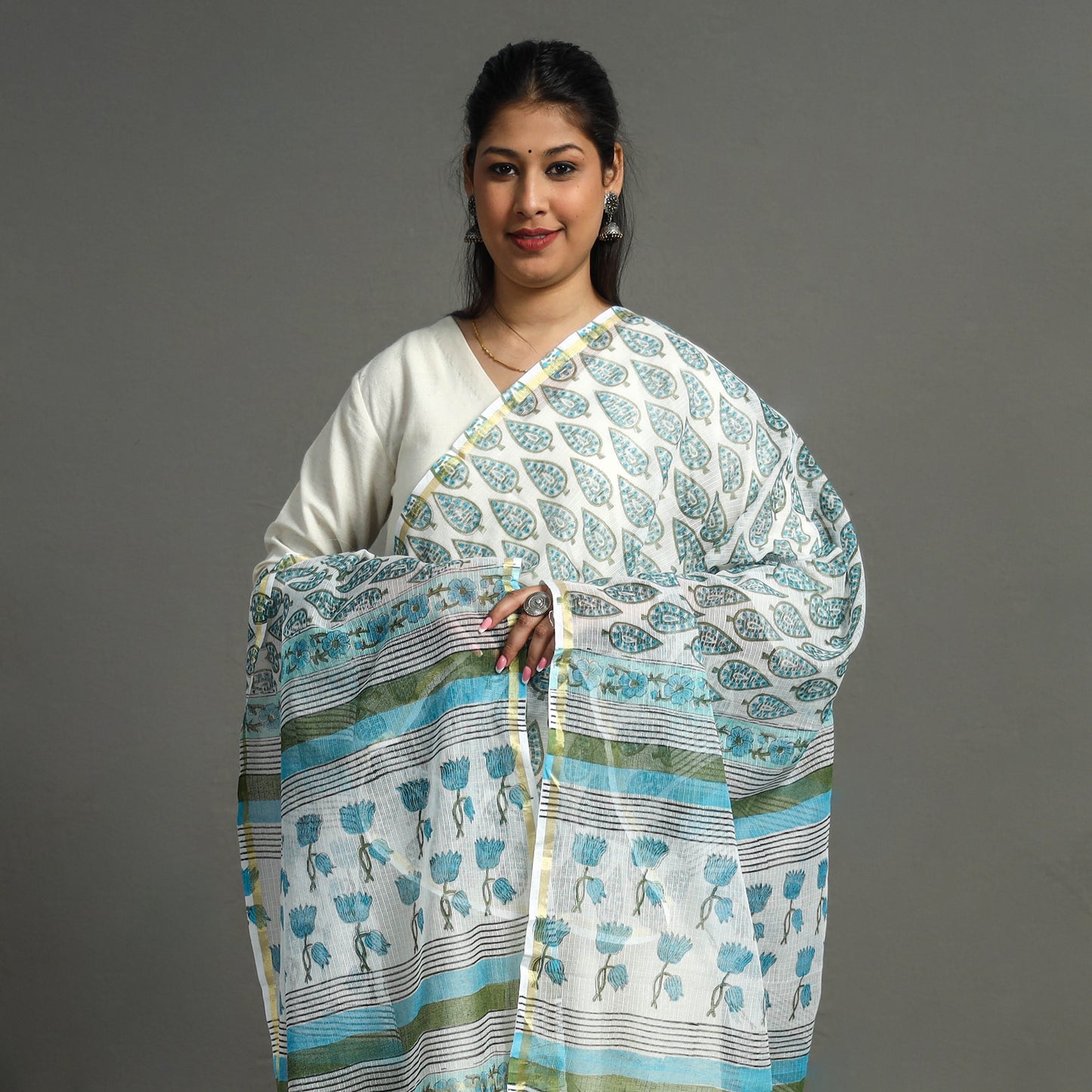 Sanganeri Dupatta 