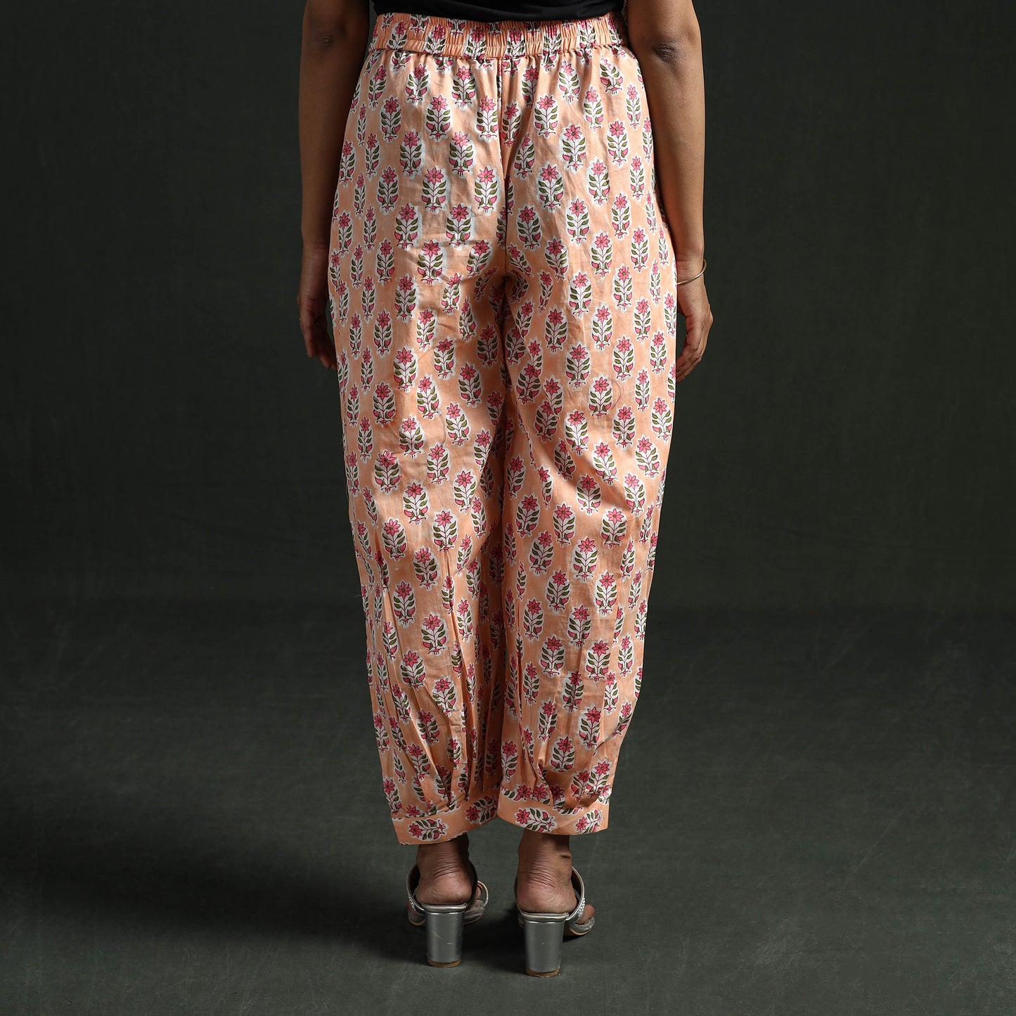 Sanganeri Hand Block Print Cotton Afghani Salwar 04