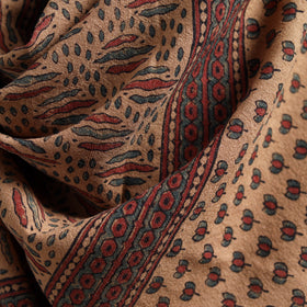 Ajrakh Hand Block Print Natural Dyed Handwoven Acrylic Wool Shawl 16