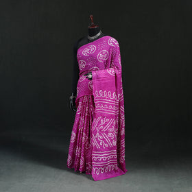 Kutch Bandhani Tie-Dye Cotton Saree 52