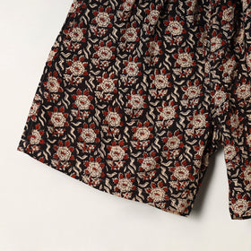 Black - cotton unisex bagru shorts/boxer 13 - xl