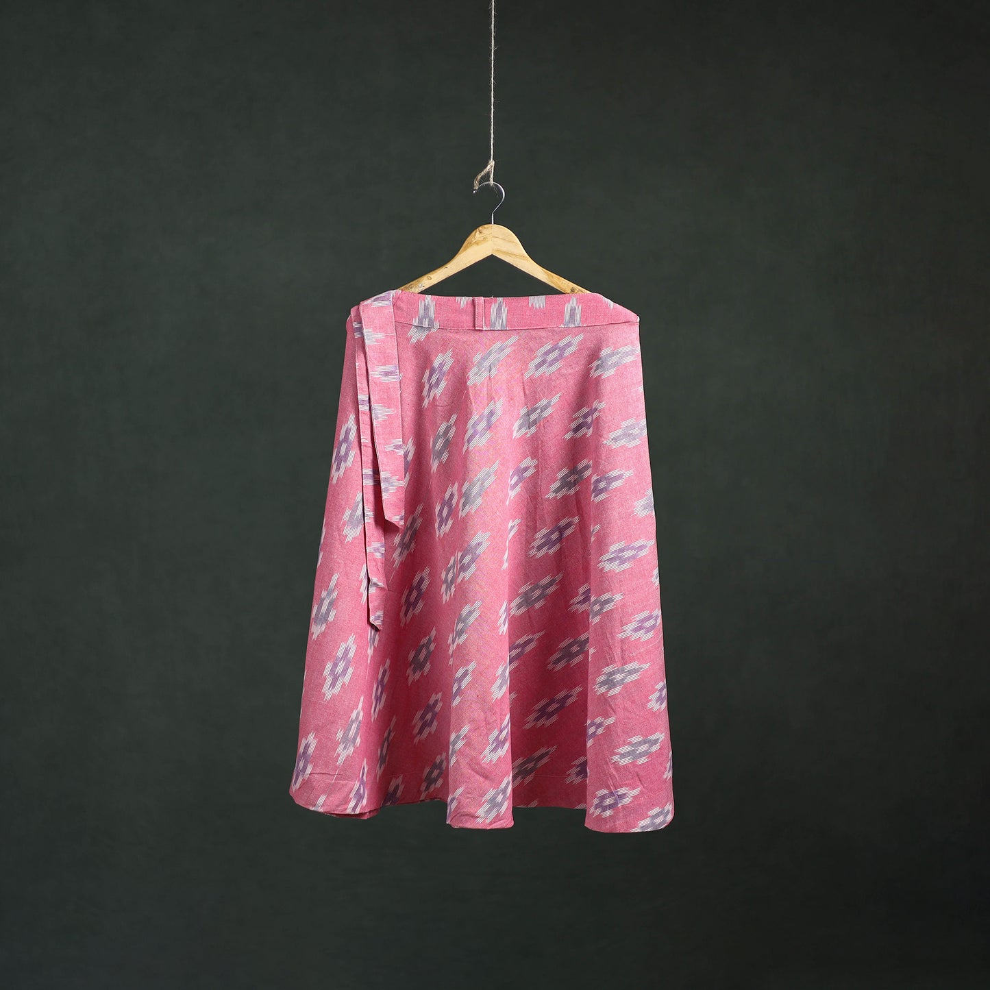 Pochampally Ikat Cotton Wrap Around Skirt 15
