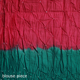 Kutch Tie-Dye Bandhani Cotton Saree with Blouse Piece 39