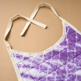 Purple Handmade Cotton Baby Bib