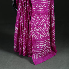 Kutch Bandhani Tie-Dye Cotton Saree 52