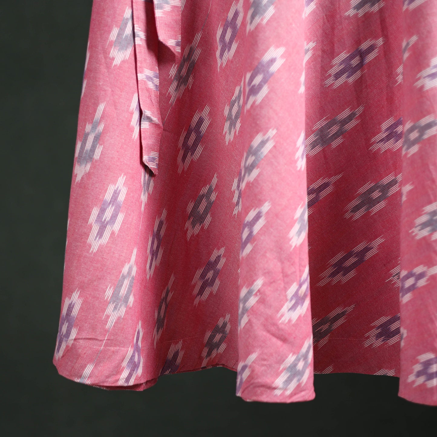 Pochampally Ikat Cotton Wrap Around Skirt 15